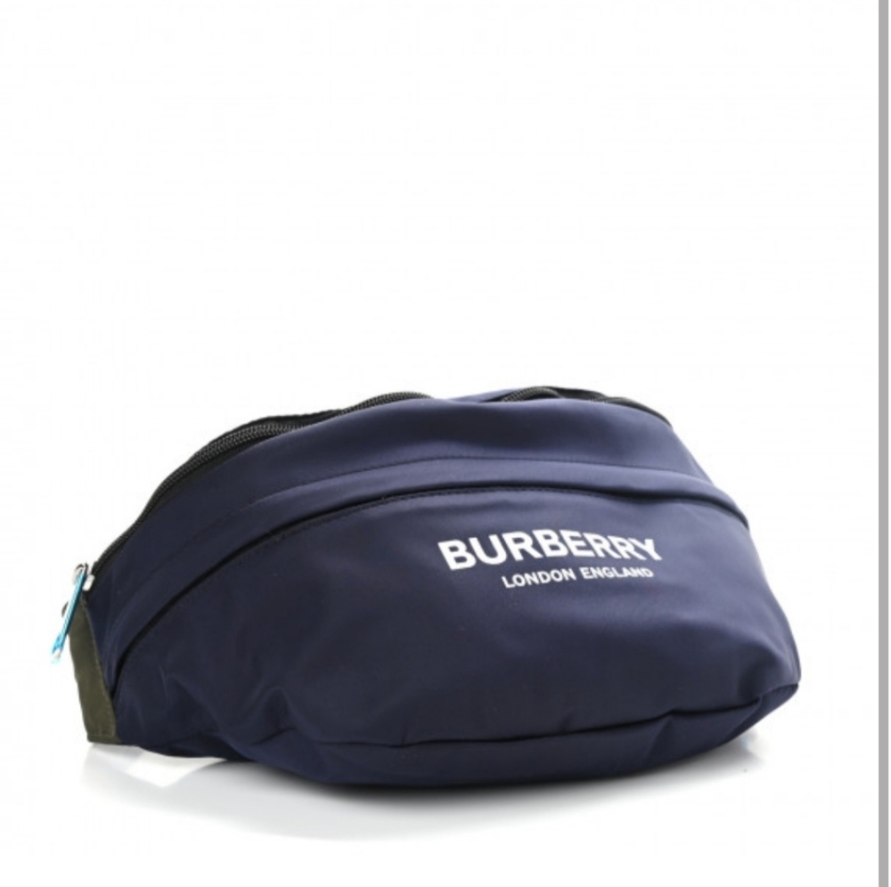 Burberry Nylon Rex Convertible Backpack Bum Bag Blue Green - Picture 6 of 10